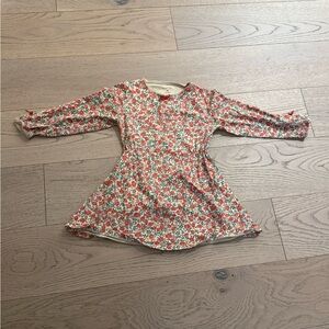 Konges Slojd Floral Long-Sleeve Dress Size 3